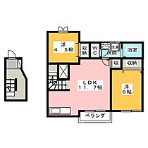 エトワールIII  ｜ 静岡県掛川市沢田（賃貸アパート2LDK・2階・58.53㎡） その2