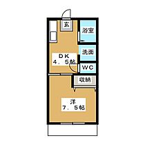 さくらI  ｜ 静岡県袋井市広岡（賃貸アパート1DK・1階・27.54㎡） その2