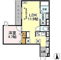 静岡県掛川市中央２丁目20-20（賃貸アパート1LDK・1階・36.46㎡） その2