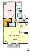 静岡県袋井市愛野南１丁目（賃貸アパート1LDK・1階・45.43㎡） その2