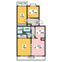 銀河  ｜ 静岡県掛川市宮脇２丁目（賃貸マンション3LDK・1階・66.00㎡） その2