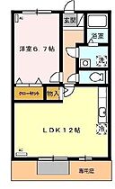 静岡県掛川市下俣（賃貸アパート1LDK・1階・44.71㎡） その2