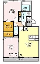 静岡県袋井市愛野東１丁目（賃貸アパート2LDK・2階・58.37㎡） その2