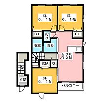 アンブレラ  ｜ 静岡県掛川市上西郷（賃貸アパート3LDK・2階・68.06㎡） その2