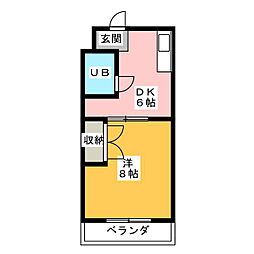 間取図画像 1DK