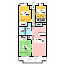 ラークビレッジ  ｜ 静岡県富士市松本（賃貸マンション3LDK・4階・65.49㎡） その2