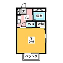 アビテM　Ｂ  ｜ 静岡県富士市岩本（賃貸アパート1K・2階・24.24㎡） その2