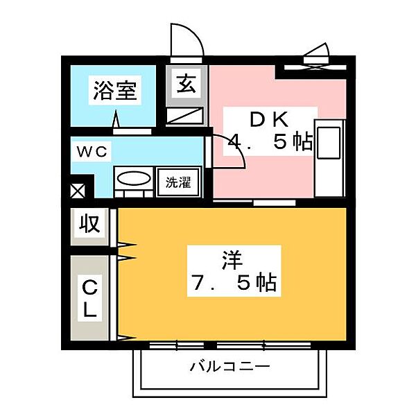 レ・フレールＮ ｜静岡県富士市伝法(賃貸アパート1K・2階・30.30㎡)の写真 その2