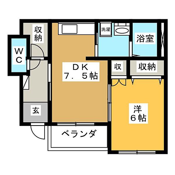 モンヴェール ｜静岡県富士市中島(賃貸アパート1DK・1階・37.89㎡)の写真 その2