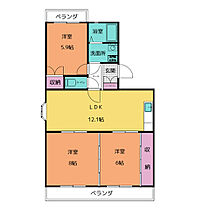 リバーサイドアベニューＡ  ｜ 静岡県富士市中丸（賃貸マンション3LDK・2階・68.28㎡） その2