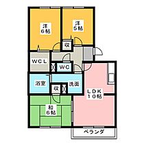 エスペランサＦ  ｜ 静岡県富士市宮島（賃貸アパート3LDK・1階・65.46㎡） その2