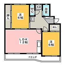 コスモビレッジIII  ｜ 静岡県富士市中丸（賃貸マンション2LDK・1階・55.71㎡） その2