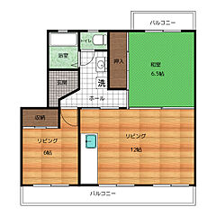 物件の間取り