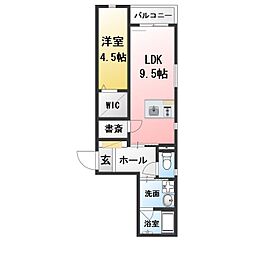 F-Chopin(エフショパン) 1LDKの間取図画像