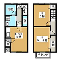 ハイツ・ビルバレー  ｜ 静岡県富士宮市大岩（賃貸テラスハウス2LDK・1階・58.50㎡） その2