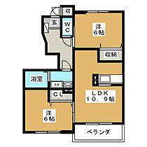 ビューネ遠藤  ｜ 静岡県富士宮市小泉（賃貸アパート2LDK・1階・53.28㎡） その2