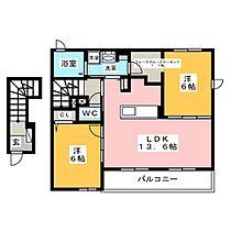 オリーブ弐番館  ｜ 静岡県富士宮市淀師（賃貸アパート2LDK・2階・60.69㎡） その2