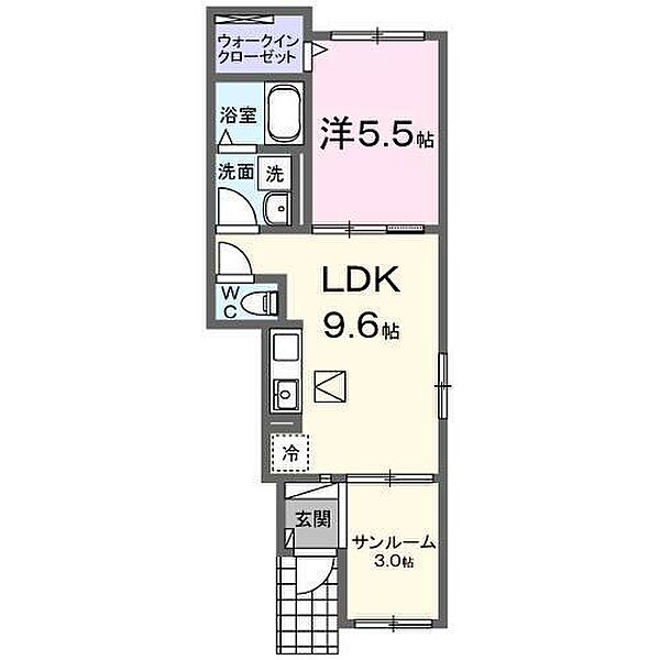ルルシア 105｜静岡県富士宮市田中町(賃貸アパート1LDK・1階・40.11㎡)の写真 その2
