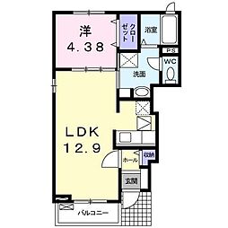 マ・メゾン3 1LDKの間取図画像