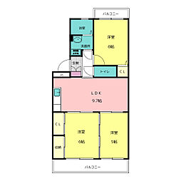 パークホームズ24 3LDKの間取図画像