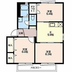 物件の間取り