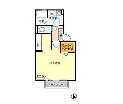グランアベニュー ワンルームの間取図画像