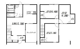 仮）キャレブラン　北棟 A ｜ 静岡県磐田市中泉1906-1（賃貸一戸建3LDK・1階・85.30㎡） その2