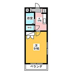 間取図画像 1K