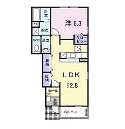 サニースクエア3 1LDKの間取図画像
