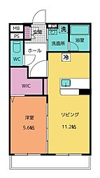 PalmTree 1LDKの間取図画像