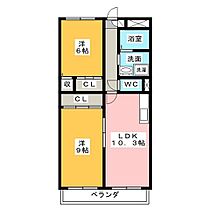 プリマベーラ 106 ｜ 静岡県駿東郡長泉町南一色136-5（賃貸マンション2LDK・1階・59.32㎡） その2