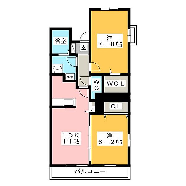 ルシエル　グラン ｜静岡県裾野市二ツ屋(賃貸マンション2LDK・3階・58.17㎡)の写真 その2