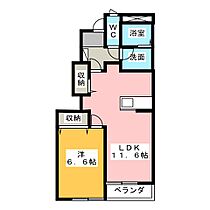 ラヴィアンローズＳ  ｜ 静岡県裾野市佐野（賃貸アパート1LDK・1階・44.73㎡） その2