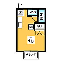 ロイヤル石榑II  ｜ 岐阜県岐阜市下奈良３丁目（賃貸アパート1R・2階・17.64㎡） その2