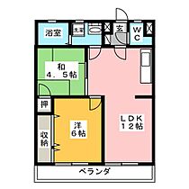 コーポラス宮川  ｜ 岐阜県羽島郡岐南町徳田５丁目（賃貸マンション2LDK・3階・50.00㎡） その2