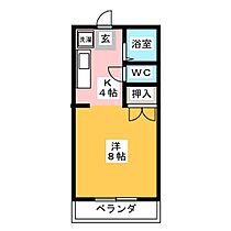 キャッスルＫ  ｜ 岐阜県岐阜市六条南３丁目（賃貸マンション1K・1階・26.28㎡） その2