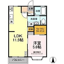 ビバリーヒルズ  I  ｜ 岐阜県羽島郡岐南町徳田４丁目（賃貸アパート1LDK・2階・37.90㎡） その2