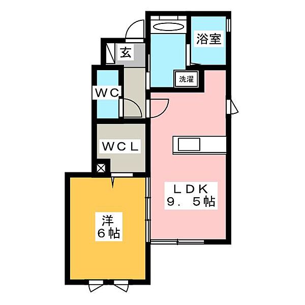 サニーハイツIII ｜岐阜県岐阜市宇佐３丁目(賃貸アパート1LDK・1階・39.80㎡)の写真 その2