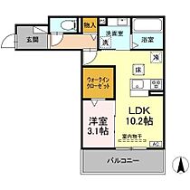 Grand(グラン)／Avan(アバン) Avan302 ｜ 岐阜県羽島郡岐南町下印食３丁目44番地（賃貸アパート1LDK・3階・39.32㎡） その2