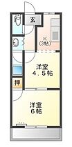 クリスタルハイツ　I  ｜ 岐阜県羽島郡岐南町野中５丁目（賃貸マンション2K・2階・29.70㎡） その2