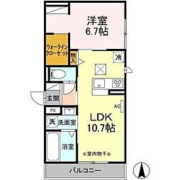 D-ROOM茜部中島　A棟