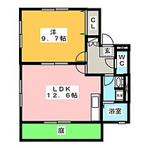 サンハイツ　Ｃ  ｜ 岐阜県羽島郡笠松町米野（賃貸アパート1LDK・1階・49.85㎡） その2