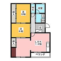 Ｇｌａｎｚ  ｜ 岐阜県羽島郡岐南町八剣６丁目（賃貸マンション2LDK・1階・62.30㎡） その2