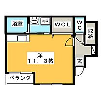 コーポ堀江II  ｜ 岐阜県岐阜市西鶉４丁目（賃貸アパート1R・1階・33.57㎡） その2