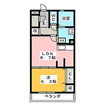 ｃｈａｒｉｔｅ  ｜ 岐阜県岐阜市今嶺２丁目（賃貸アパート1LDK・2階・41.67㎡） その2