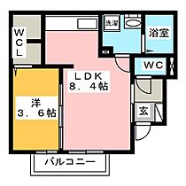 セレーノ 103 ｜ 岐阜県岐阜市柳津町蓮池５丁目17（賃貸アパート1LDK・1階・32.85㎡） その2