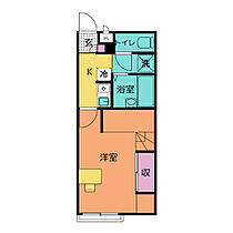 あ・うん  ｜ 岐阜県岐阜市東鶉６丁目（賃貸マンション1K・2階・23.18㎡） その1