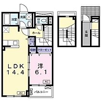 リラ  ｜ 岐阜県岐阜市今嶺４丁目4番地8（賃貸アパート1LDK・3階・60.17㎡） その2