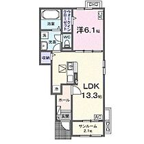 ホープ 106 ｜ 岐阜県岐阜市日置江３丁目15番地1（賃貸アパート1LDK・1階・50.01㎡） その2