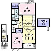 ネオ　ステージ  ｜ 岐阜県羽島郡笠松町円城寺（賃貸アパート2LDK・2階・58.33㎡） その2